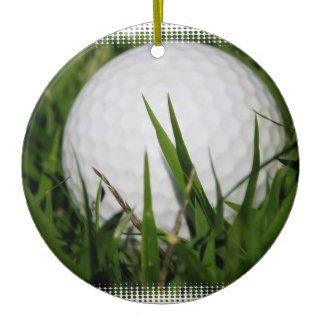 Golf Ball Design Ornament