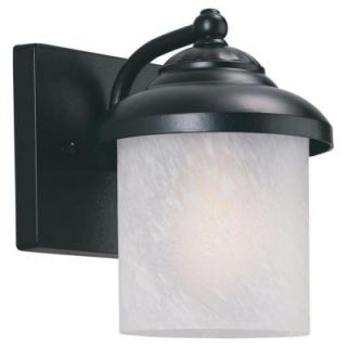 Sea Gull Lighting Yorktown 1 Light Outdoor Black Wall Fixture 89048PBLE 12