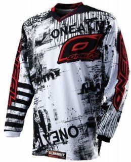 O'Neal Racing Element Toxic Jersey   2012   Large/Black/White Sports & Outdoors