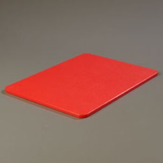 Carlisle Poly Cutting Board   15x20x1/2 Red