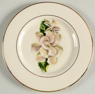 Fine Arts Remembrance Bread & Butter Plate, Fine China Dinnerware   White Flower