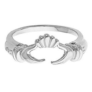 Ann Harrington Jewelry 14k White Gold Claddagh Ring Enhancer Jewelry