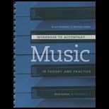 Music in Theory and Practice, Volume 1 Workbook Only