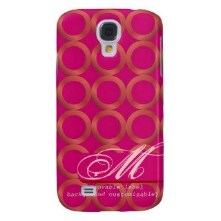 PixDezines Mod Rings, Monogram available Samsung Galaxy S4 Cover