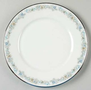 Oxford (Div of Lenox) May Morn Salad Plate, Fine China Dinnerware   Blue & Green