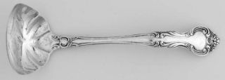 Manchester Amaryllis (Sterling,1951,No Monograms) Solid Piece Cream Ladle   Ster