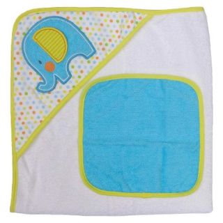 Neat Solutions Elephant Hooded Towel and Washcloth Set