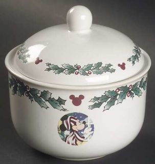 Disney Twas The Night Before Christmas Sugar Bowl & Lid, Fine China Dinnerware  