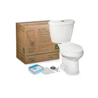 Mansfield 4384ctk Summit Dual Flush ADA Toilet Kit, White   Two Piece Toilets  