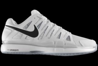 Nike Zoom Vapor 9 Tour Hard Court iD Custom Womens Tennis Shoes   White