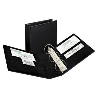 Avery Durable Binder with Two Booster EZD Rings, 4 Capacity   Black