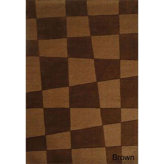 Jovi Home Hand tufted Structure Wool Rug (8' x 11') Oversized Rugs