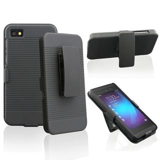 Basacc Black Swivel Holster With Stand For Blackberry Z10 BasAcc Cases & Holders