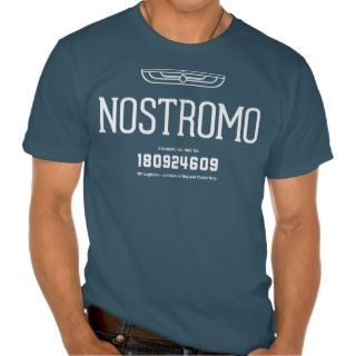 Retro WY Nostromo   white T shirts