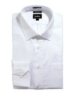 Trim Fit Regular Finish Dress Shirt, White