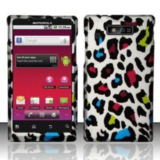 Motorola Triumph Wx435 Case   Colorful Leopard Cell Phones & Accessories