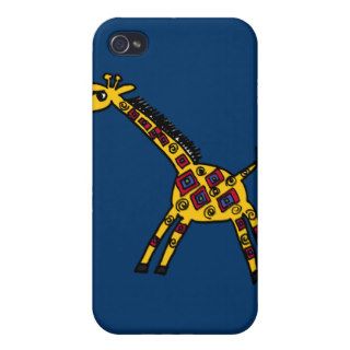 XX  Funky Giraffe Cartoon iPhone 4 Case
