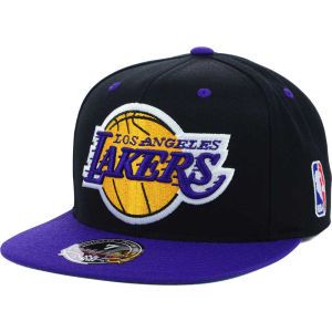 Los Angeles Lakers Mitchell and Ness NBA Team Patch Fitted Cap