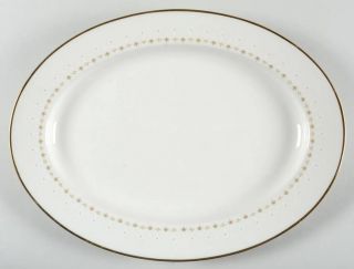 Noritake Constellation 16 Oval Serving Platter, Fine China Dinnerware   Brown L