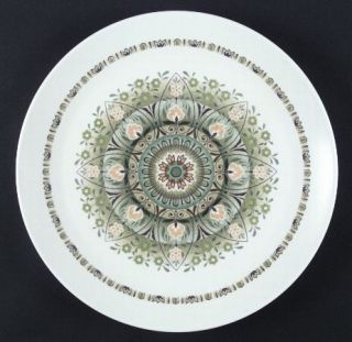 Noritake Palos Verde Dinner Plate, Fine China Dinnerware   Progression, Green &
