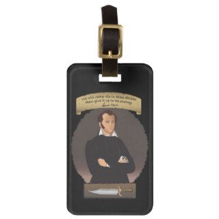 Epic Hero James Bowie Tag For Bags