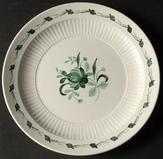 Adams China Lincoln Salad Plate, Fine China Dinnerware   Empress,Green Leaves/Ri