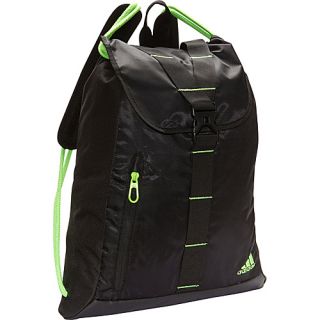 Ultimate Core Sackpack Black/Solar Green   adidas School & Day Hiking Bac