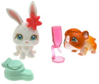 Littlest Pet Shop Pair   Bunny & Guinea Pig   Very Hard to Find Toys & Games