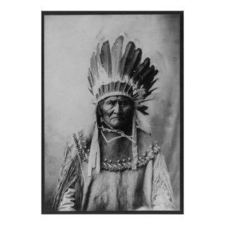 Chiricahua Apache Geronimo Goyathlay Goyahkla Poster