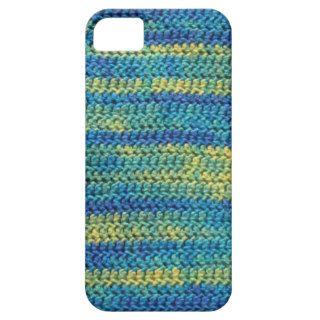Multi Colored Crochet Blanket Pattern iPhone 5 Covers