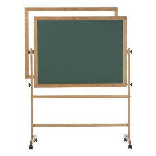 Magnetic Markerboard/Chalkboard w/ Wood Frame (4' W x 3' H)  