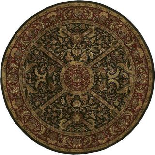 Hand tufted Riyadh Collection Wool Rug (8' Round) Round/Oval/Square