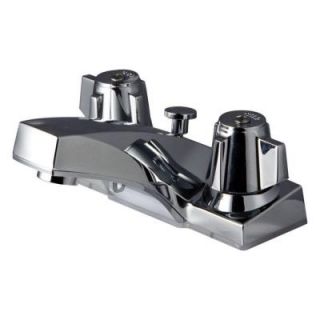 Pfister Pfirst Series 4 in. Centerset 2 Handle Bathroom Faucet in Polished Chrome G143 6005