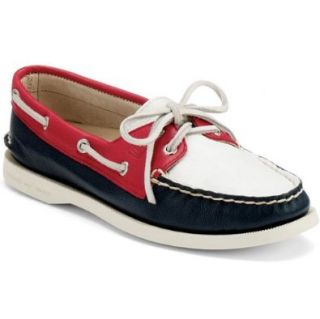 Sperry Top Sider Women's A/O, Navy / Red / White Choose Size 7.5 (Euro 38) Shoes