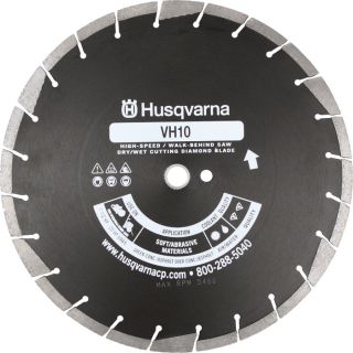 Husqvarna Wet/Dry Diamond Blade for Asphalt   14 Inch Diameter, Model VH10 14
