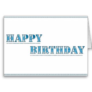 Happy Birthday Text Design Card