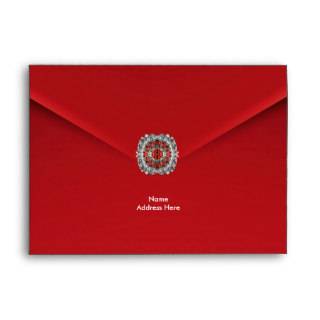 Envelope Red Velvet Diamond Jewel 2