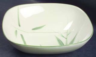 Winfield Bamboo (Round) 9 Square Vegetable Bowl, Fine China Dinnerware   Green