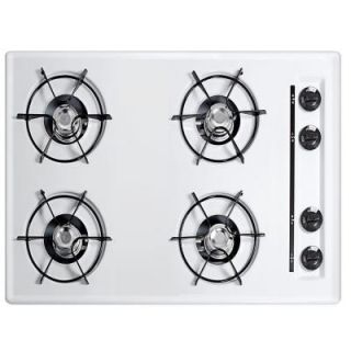 Summit Appliance 30 in. Recessed Top Gas Cooktop in White DISCONTINUED WTL05