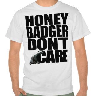 Honey Badger Don't Care Value T Shirt