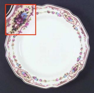 Mount Clemens Mildred (No Center Floral) Dinner Plate, Fine China Dinnerware   B