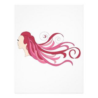 Colorful hair flyer design