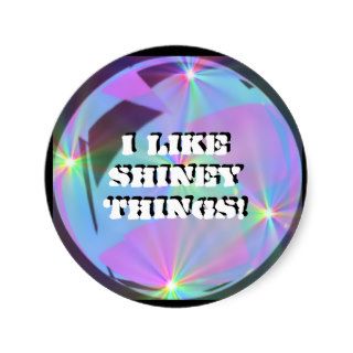 Round Stickers   Shiny Things