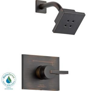 Vero 1 Handle 1 Spray H2Okinetic Shower Only Faucet in Venetian Bronze (Valve not included) T14253 RBH2O