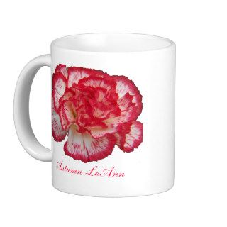 January Birth Flower Personalized Mug   Carnation