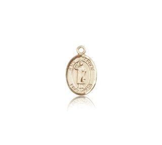 JewelsObsession's 14K Gold St. Stephen the Martyr Medal Jewels Obsession Jewelry