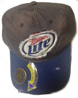 Miller Lite Alcohol Beer Plaid Bottle Opener Distressed Snap Back Cap Hat Novelty Baseball Caps Clothing
