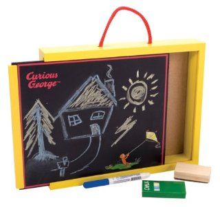Schylling Curious George Chalkboard Brief Case Toys & Games