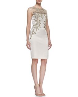 Womens Sequined Bodice Cocktail Dress   Sue Wong