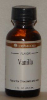 LorAnn Flavoring Oils   Vanilla Oil   1 Ounce Bottle Candy Making Molds Kitchen & Dining